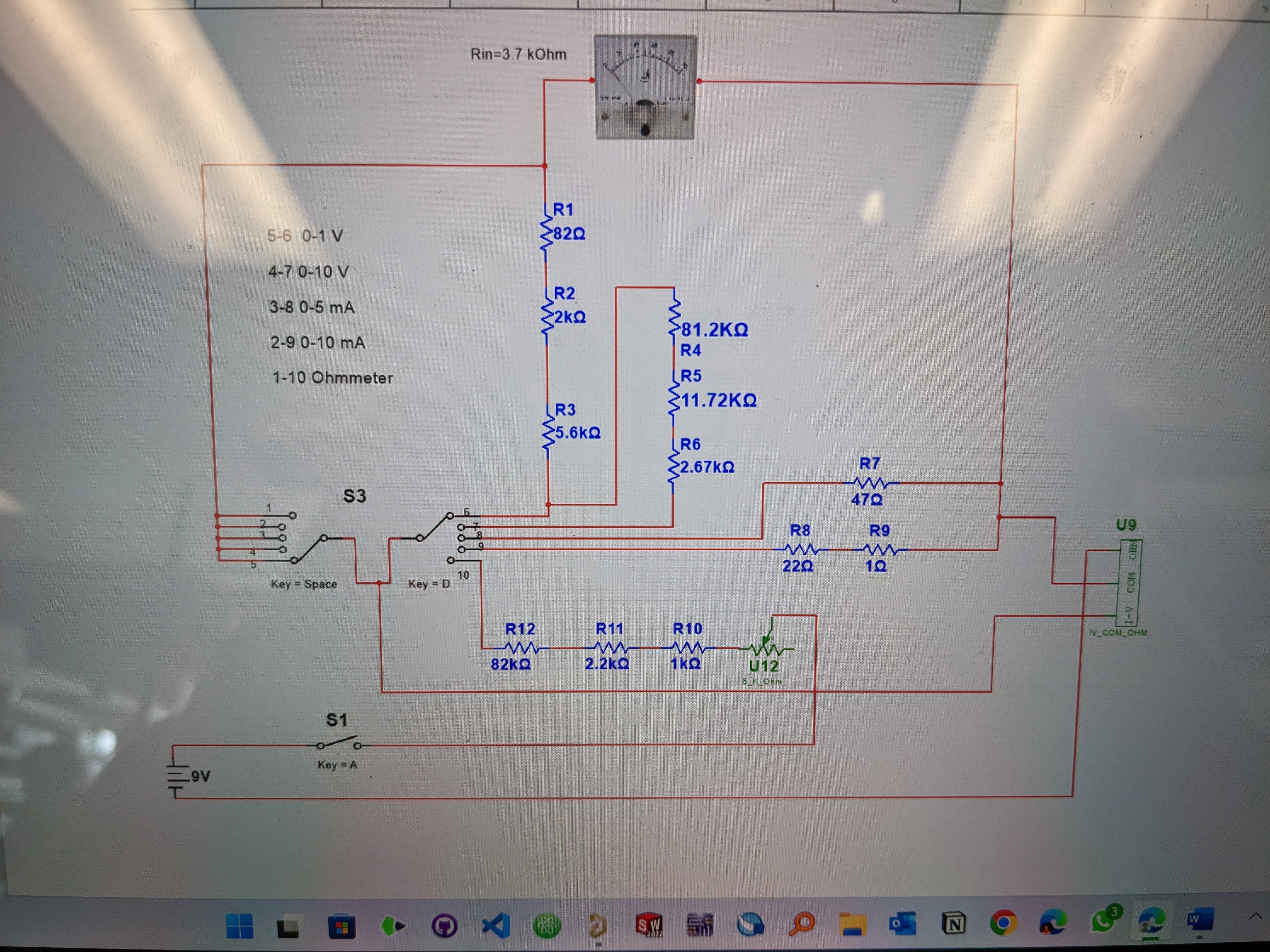 D'Arsonval Multimeter project image